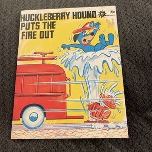 Huckleberry Hound Puts The Fire Out Engine Book D8